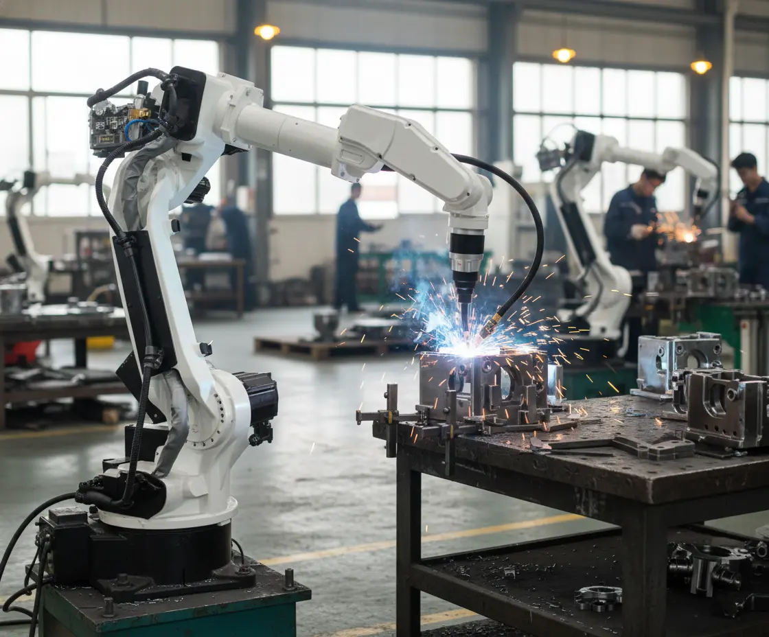 Droid mobile manipulator on a manufacturing floor
